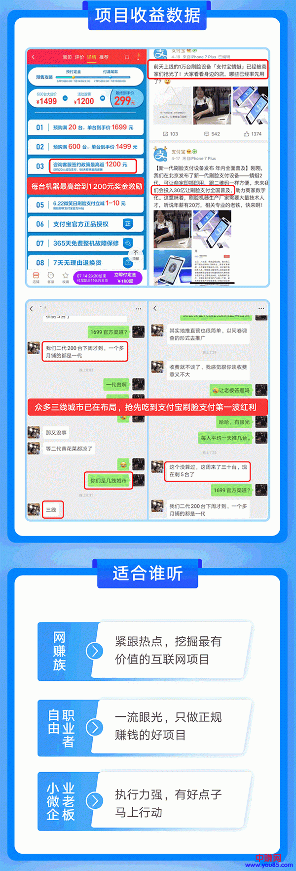 图片[4]-（948期）支付宝刷脸正规赚钱项目：4人团队6天3万收益秘籍分享（3节实战视频课）-副业网