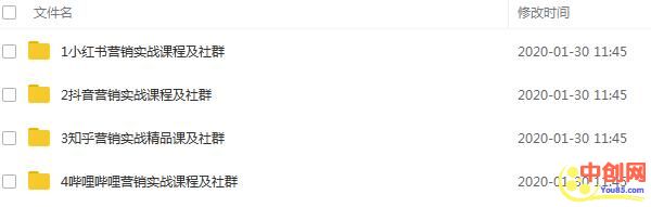 图片[3]-（1068期）小红书、抖音、知乎、B站四大平台，4套营销实战课程及社群操作-副业网