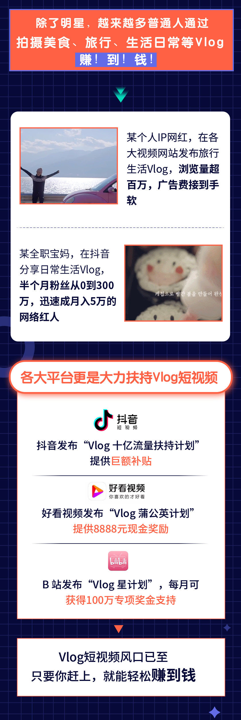 图片[3]-（1287期）0基础速成《Vlog短视频变现课》只需一部手机 教你月入过万(首发17节无水印)-副业网