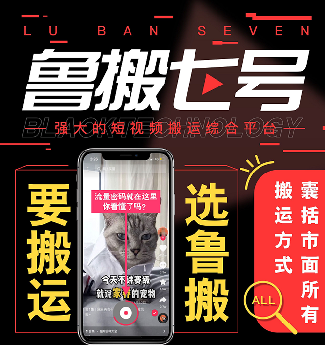 图片[2]-（2622期）最新【鲁搬7号3.0】短视频永久版搬运软件 (突破技术壁垒 碾压一切搬运神器)-副业网