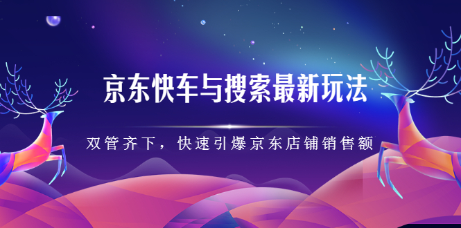 （2291期）京东快车与搜索最新玩法：双管齐下月销百万，快速引爆京东店铺销售额-副业网