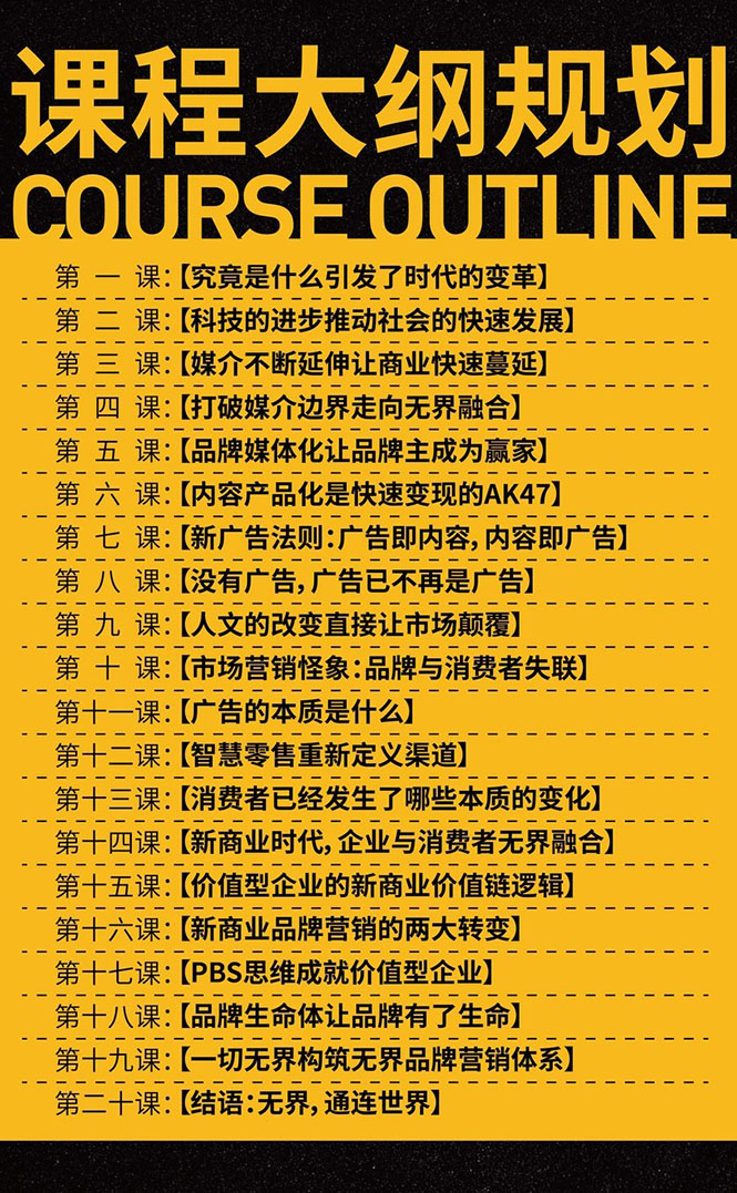 图片[2]-（3001期）无界营销思维转型课：1000个品牌实操经验，助你销量倍增（20节视频）-副业网