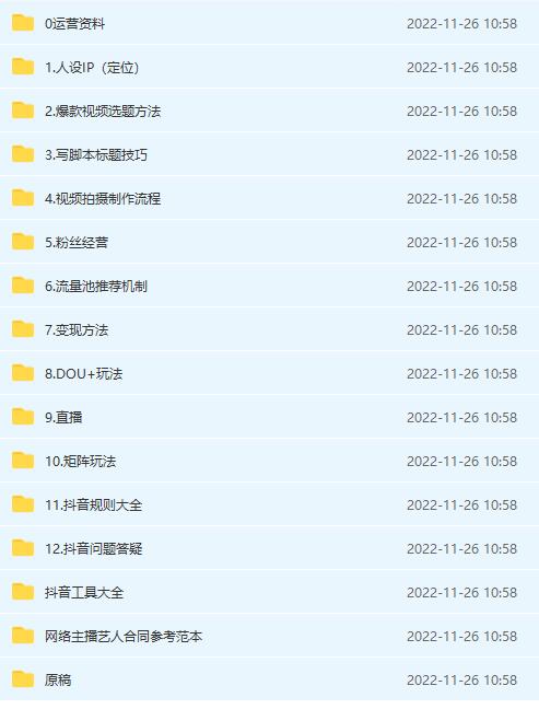 图片[2]-（4379期）抖音运营入门到精通资料工具包：你想要的这里都有，超完整！-副业网