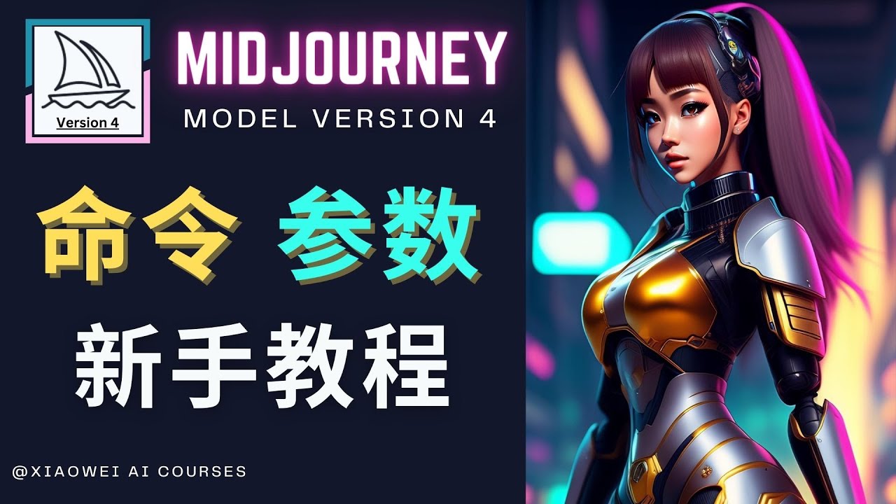 （4873期）Midjourney新手入门教程，轻松创作顶级图像，命令参数-新手教程-副业网