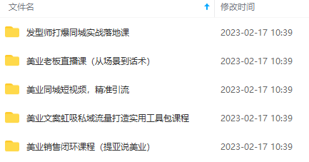 图片[2]-（4926期）5套·美业短视频运营课 从场景到话术·精准引流·吸金文案工具·销售闭环等-副业网