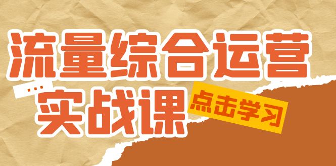 （5022期）流量综合·运营实战课：短视频、本地生活、个人IP知识付费、直播带货运营-副业网