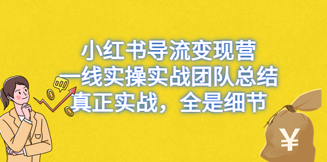（6441期）小红书导流变现营，一线实战团队总结，真正实战，全是细节，全平台适用-副业网