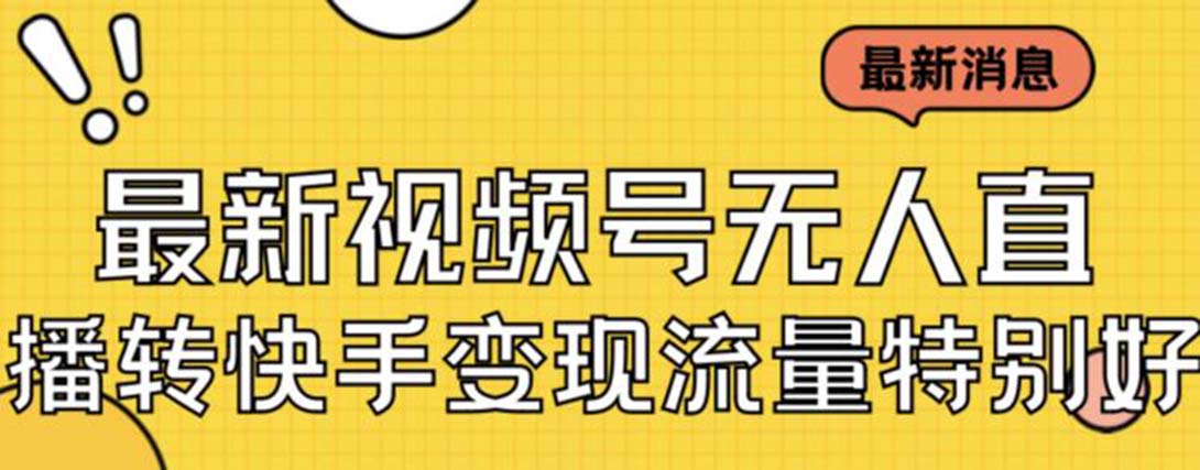 （7104期）最新视频号无人直播转快手变现美女玩法日入500+【教程+素材】-副业网