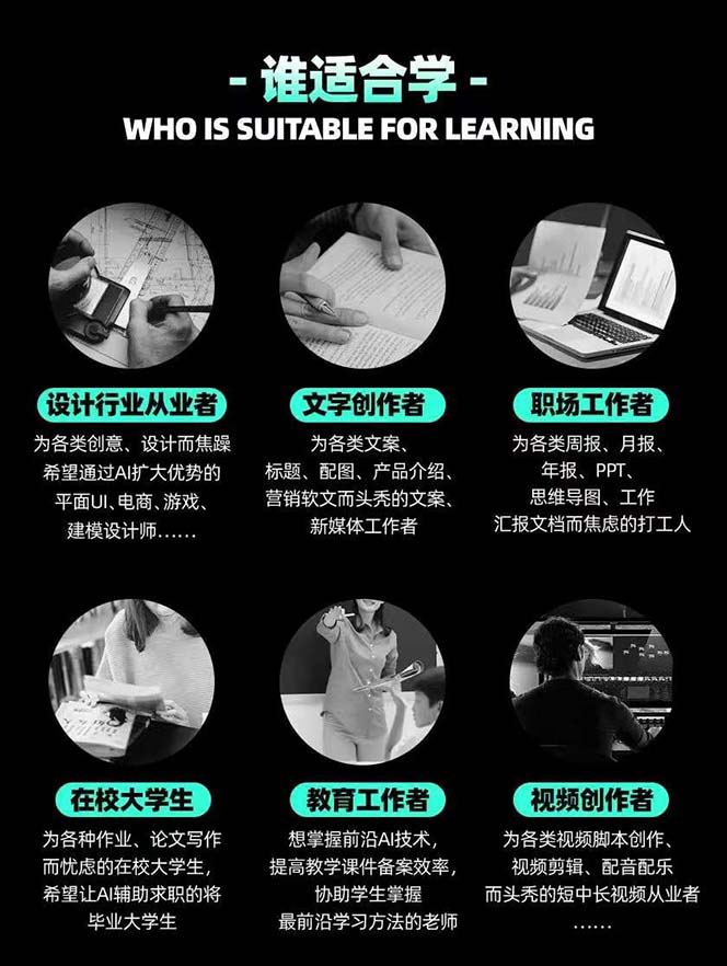 图片[6]-（7679期）AIGC-全能特训营第3期：一次掌握14大主流AI工具，A1工具通识，一网打尽-副业网