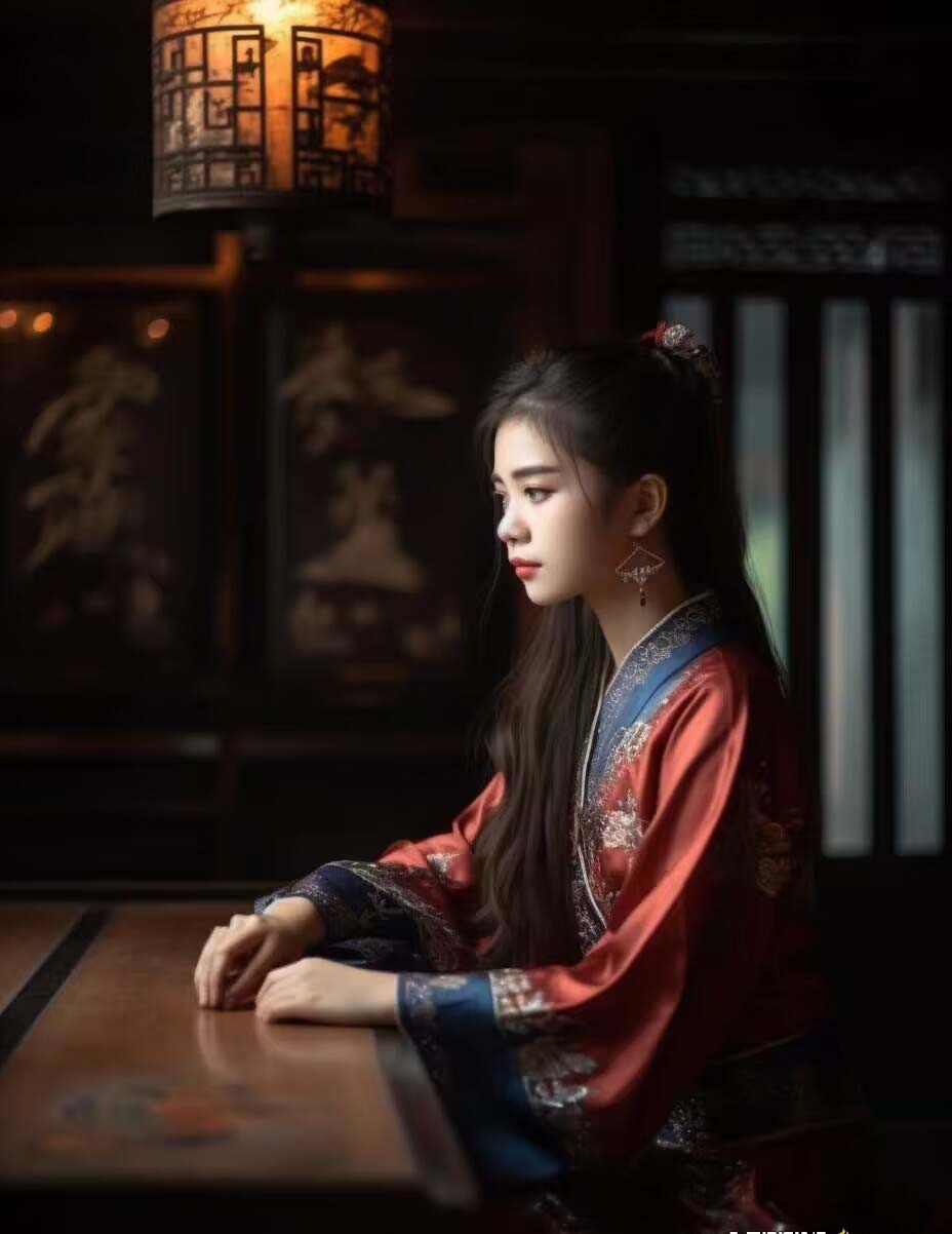 图片[7]-（8814期）Midjourney关键词-AI生成中国风古装汉服美女人像提示关键词-副业网