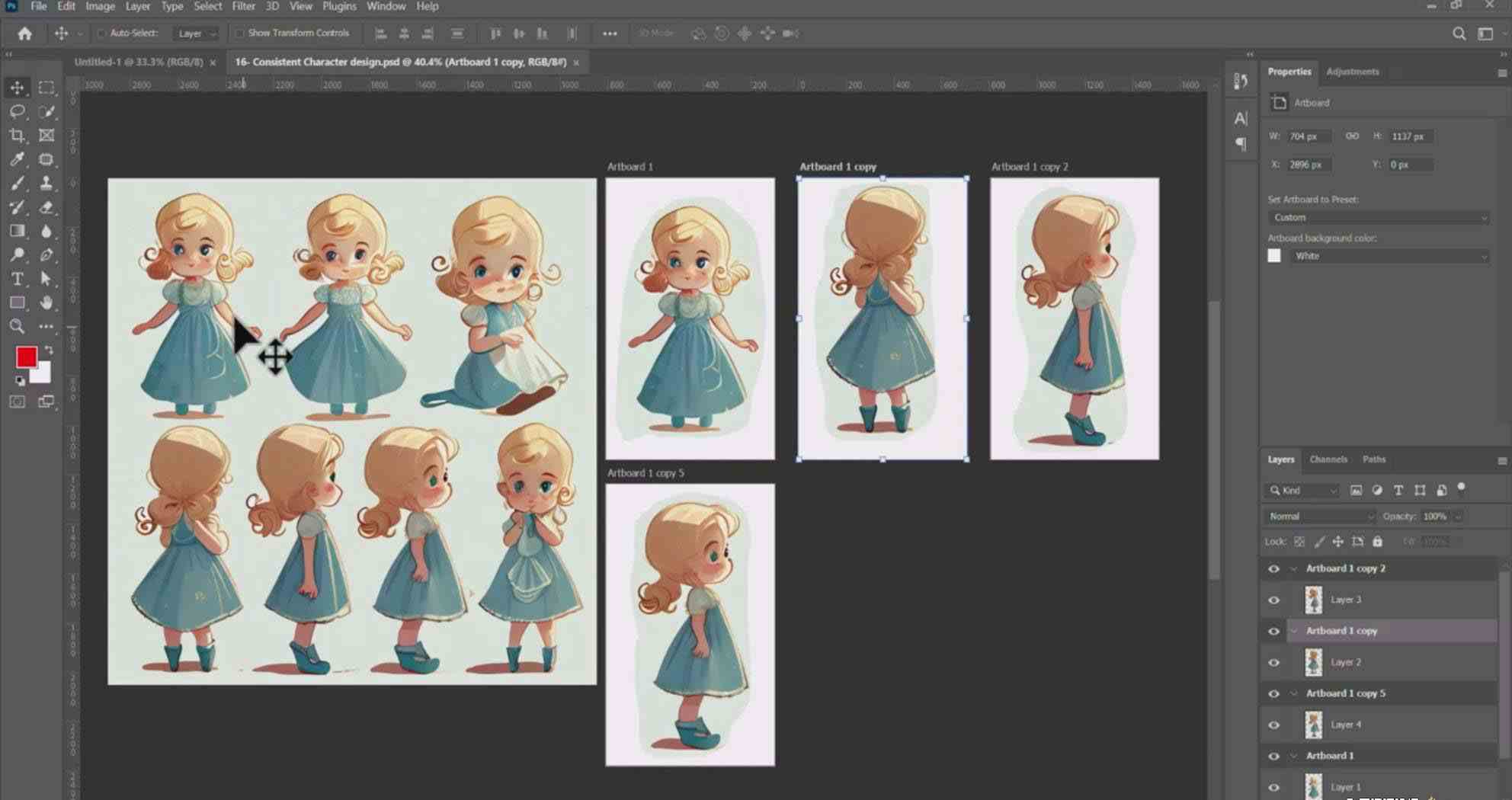 图片[8]-（8912期）掌握 MidJourney V5 AI + ChatGPT创建一致的角色设计图像-22节课-中英字幕-副业网