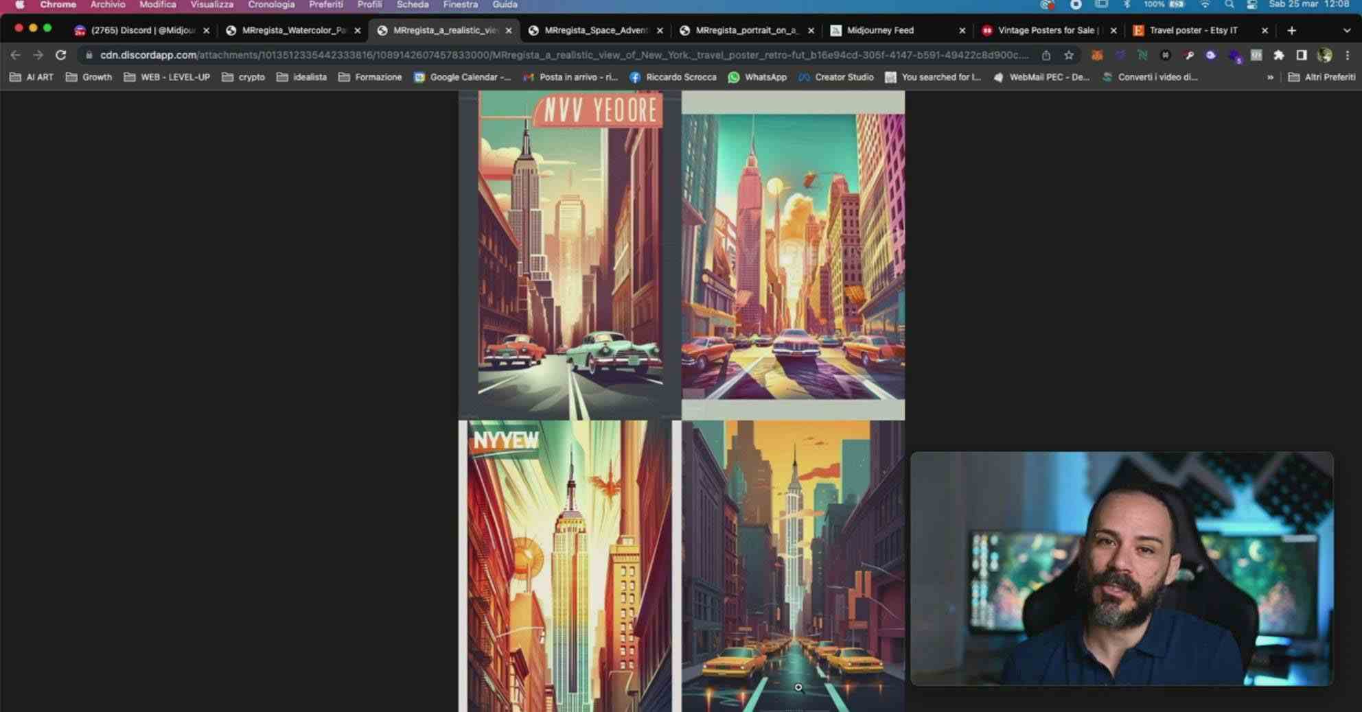 图片[12]-（8965期）Midjourney AI人工智能创建和销售令人惊叹的海报教程-10节课-中英字幕-副业网