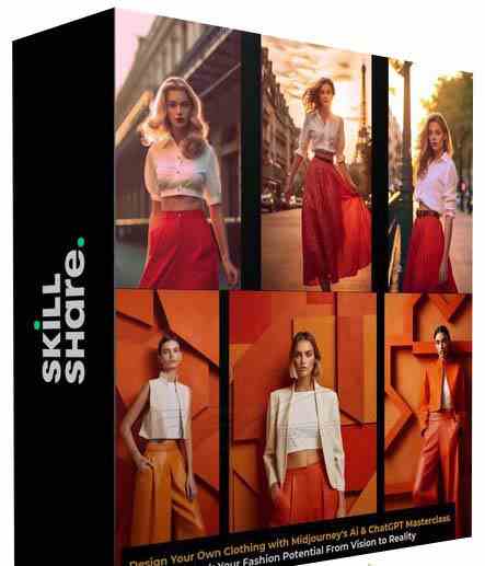 图片[2]-（8956期）利用 Midjourneys Ai 人工智能设计自己的服装AI大师班-10节课-中英字幕-副业网