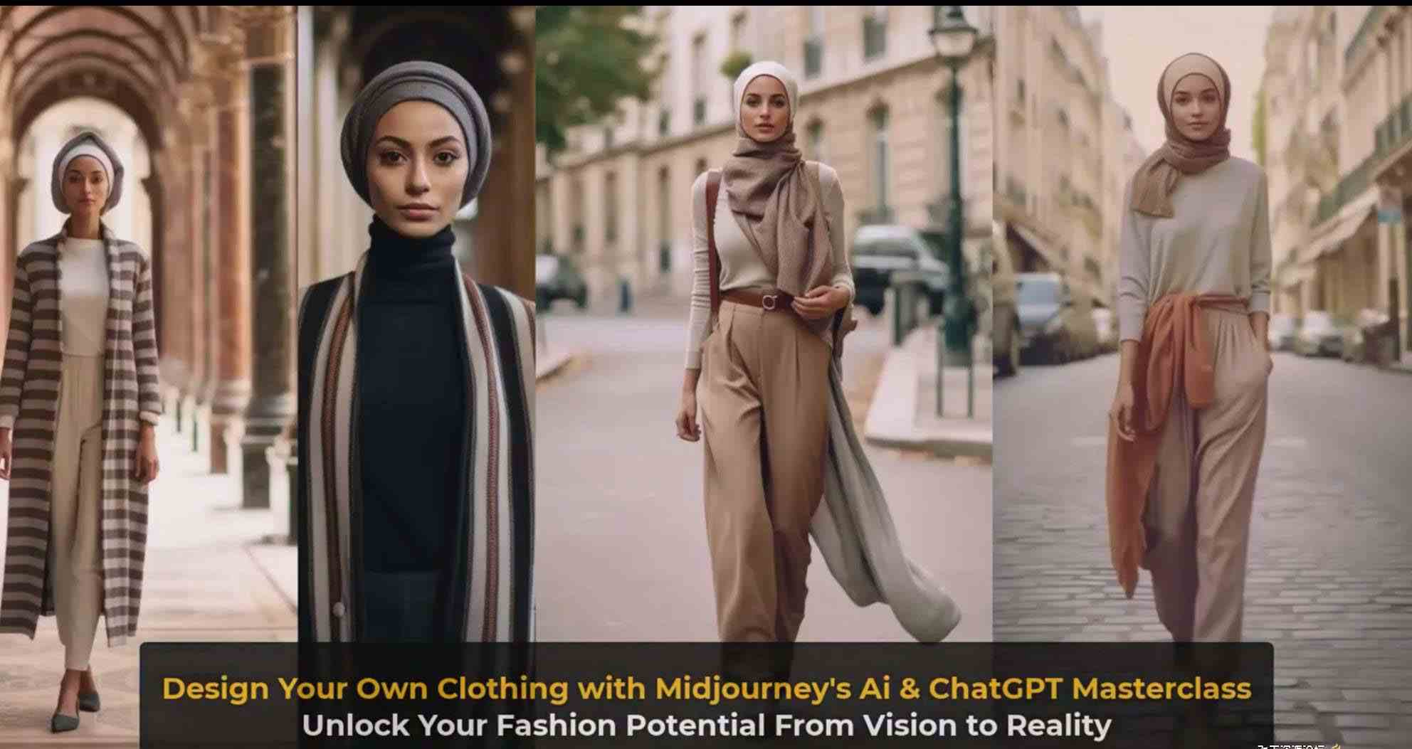 图片[12]-（8956期）利用 Midjourneys Ai 人工智能设计自己的服装AI大师班-10节课-中英字幕-副业网