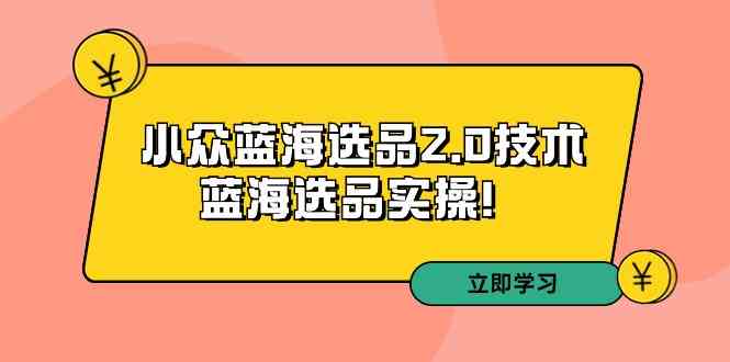 （9189期）拼多多培训第33期：小众蓝海选品2.0技术-蓝海选品实操！-副业网