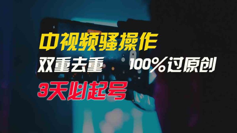 （9649期）中视频骚操作，双重去重100%过原创，3天比必起号，简单无脑，月入3W+-副业网