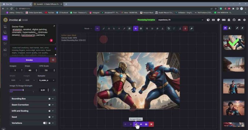 (9760期)Invoke AI 绘画教程-零基础创作可以销售的完美插图-49节-中英字幕-副业网