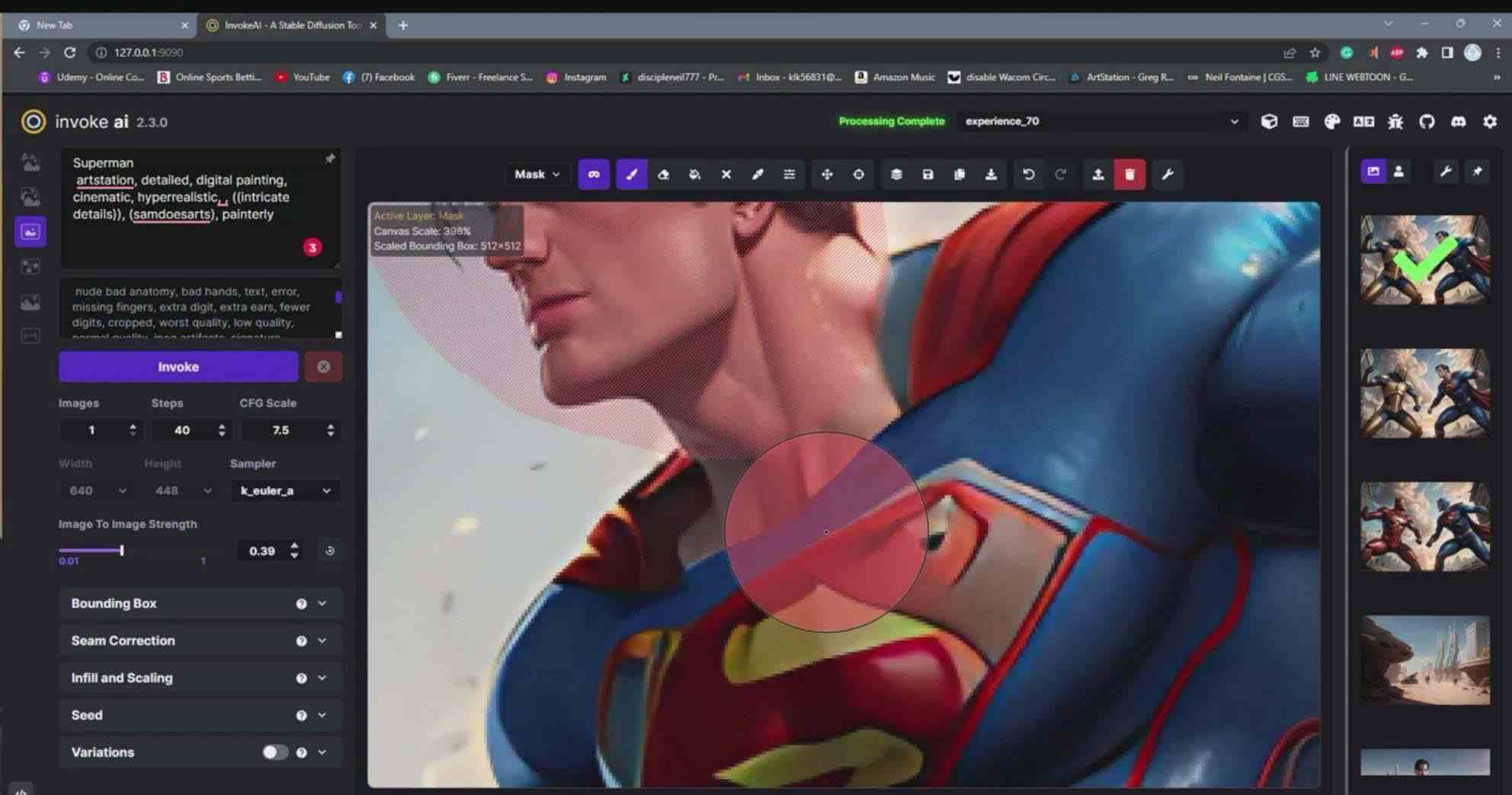 图片[4]-（9760期）Invoke AI 绘画教程-零基础创作可以销售的完美插图-49节-中英字幕-副业网