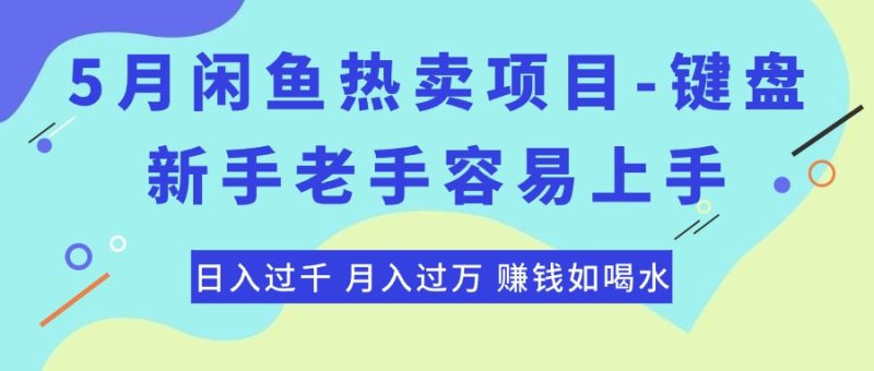 (10749期)最新闲鱼热卖项目-键盘,新手老手容易上手,日入过千,月入过万,赚钱…-副业网
