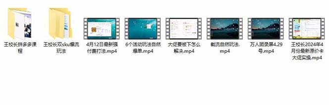 图片[3]-（10865期）拼多多·实战课：万人团玩法/截流自然流/最新强付费打法/最新原价卡大促..-副业网