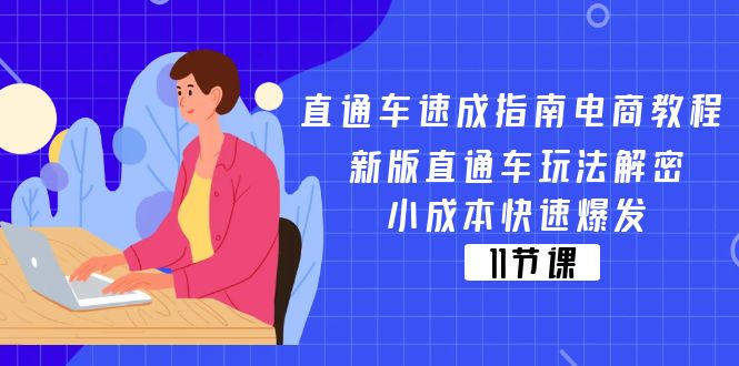 （11537期）直通车 速成指南电商教程：新版直通车玩法解密，小成本快速爆发（11节）-副业网