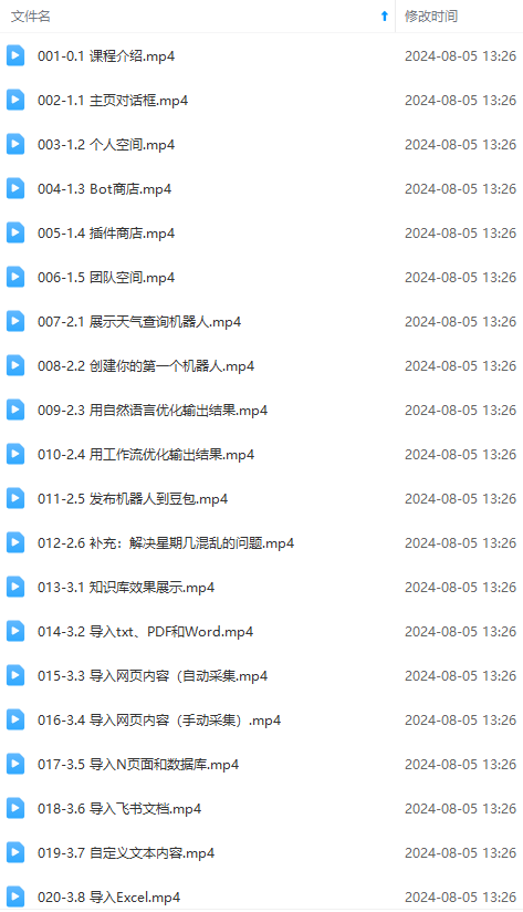 图片[2]-（11990期）Coze-0基础开发 Agent智能体教程：不需要懂编程，做属于自己的对话机器人-副业网