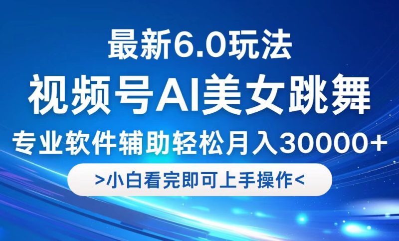 （12752期）视频号最新6.0玩法，当天起号小白也能轻松月入30000+-副业网