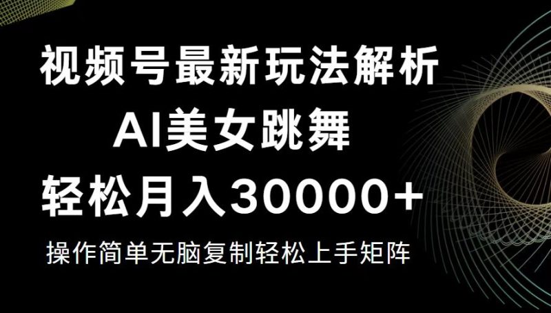 （12420期）视频号最新暴利玩法揭秘，轻松月入30000+-副业网