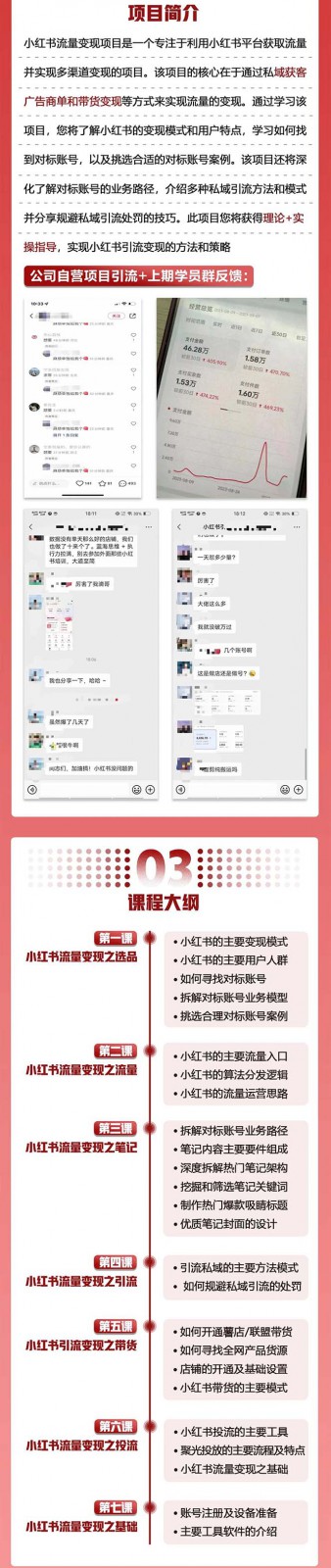 图片[2]-小红书流量·变现陪跑营（第8期）：私域获客广告商单和带货变现 月入10w+-副业网