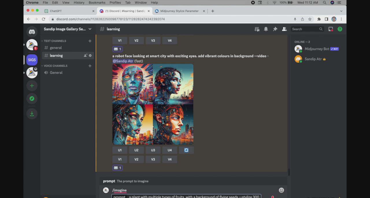 图片[4]-ChatGPT4 和 MidJourney AI 绘画聊天革命性指南教程-33节视频课-中英字幕-副业网