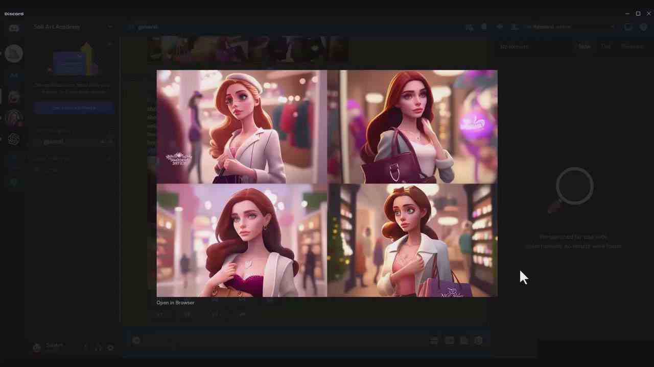 图片[6]-掌握 MidJourney V5 AI + ChatGPT创建一致的角色设计图像-22节课-中英字幕-副业网