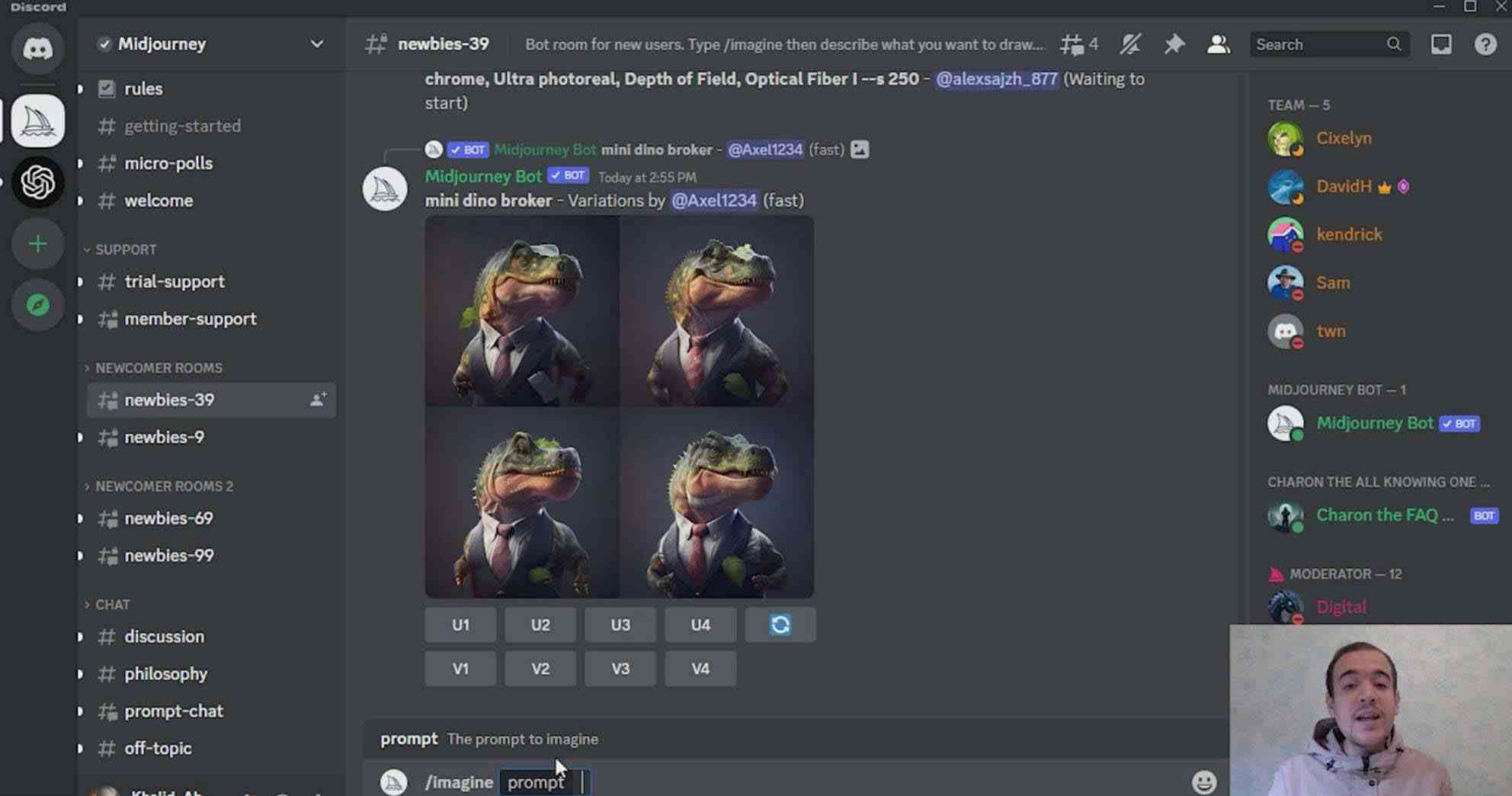图片[2]-Midjourney精通教程-使用Midjourney AI创建美丽艺术图像-36节课-中英字幕-副业网