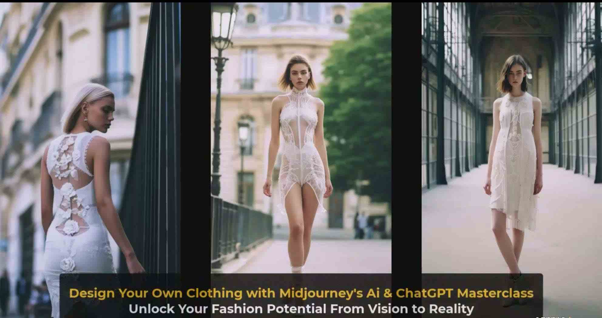 图片[6]-利用 Midjourneys Ai 人工智能设计自己的服装AI大师班-10节课-中英字幕-副业网