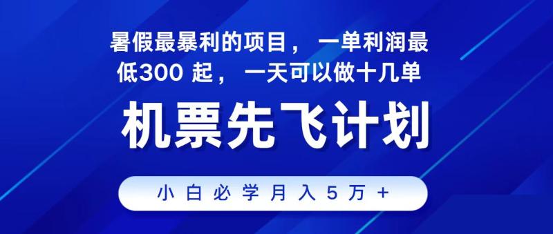2024最新项目冷门暴利，整个暑假都是高爆发期，一单利润300+，每天可批量操作十几单-副业网
