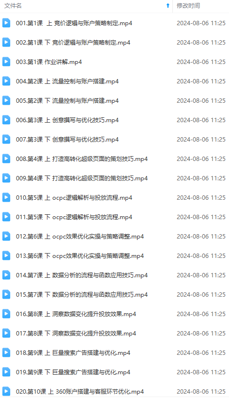 图片[2]-最新真实账户实战竞价教学，从新手到进阶，从后台操作到数据优化-副业网