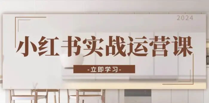 小红书实战运营课：从开通店铺到直播话术，打造爆款笔记与高效直播-副业网