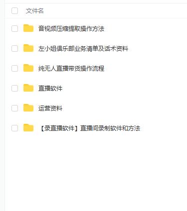 左小姐-直播带货俱乐部十三行、无人直播，全套教程附：工具、文档、话术资料-副业网