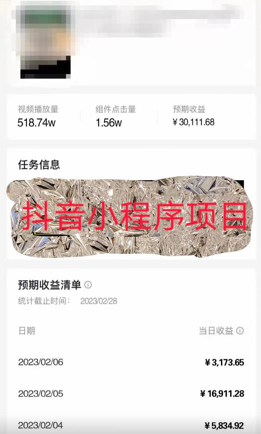 图片[2]-D1G馆长2023年收费990的抖音小程序变现新玩法，单号轻松日入200+-副业网