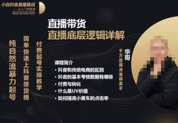 从0-1自然流快速起号​直播的底层逻辑，纯自然流暴力起号，简单快速上抖音带货榜-副业网