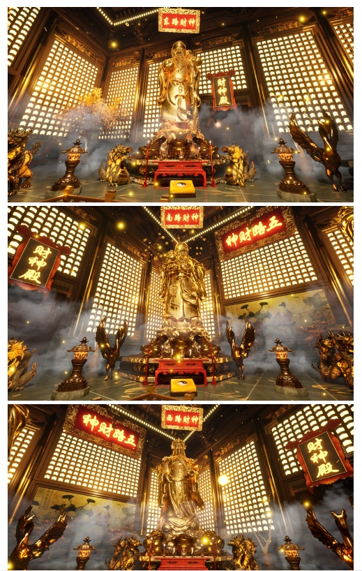 图片[3]-VR全景模式五路财神无人直播玩法，抖音目前最火的玩法独家制作【吸金又吸睛】-副业网