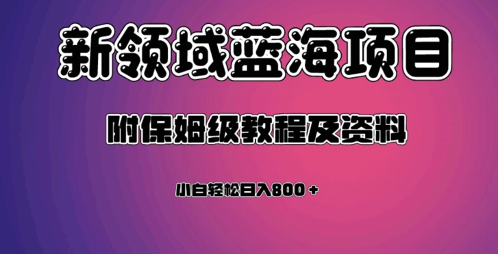 虚拟资源蓝海领域新项目，轻松日入800＋，附保姆级教程及资料-副业网