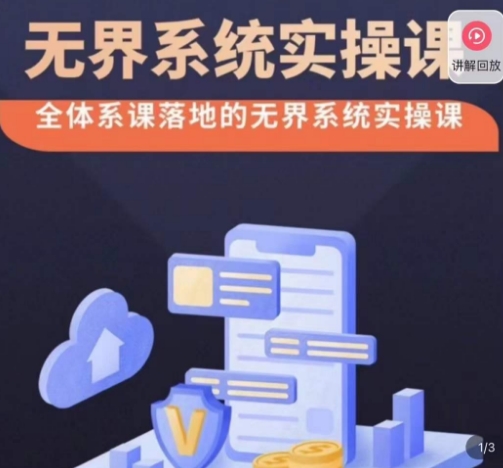 老衲·无界系统实操课，全体系落地无界改版后选择、出价、高投产做付费引流-副业网