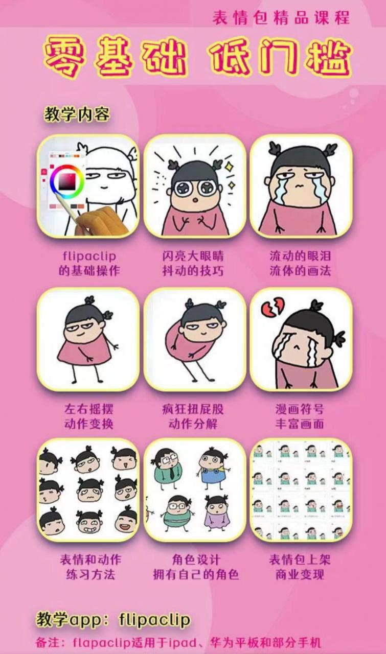 图片[2]-零基础低门槛学习表情包制作教程-flipaclip制作 支持设备 手机 安卓平板 ipad-副业网