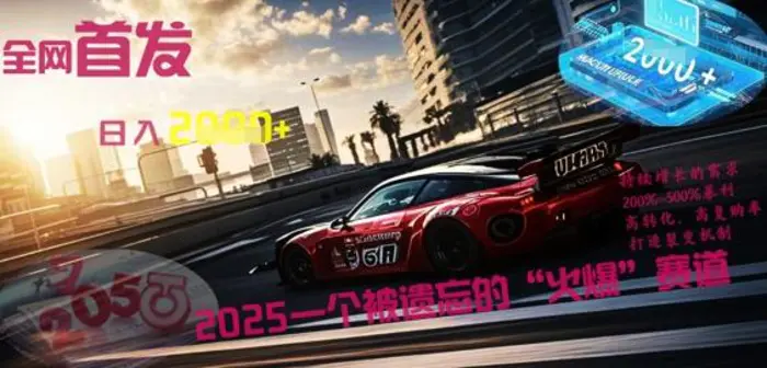 全网首发：2025一个被遗忘的“火爆”赛道轻松日入多张-副业网