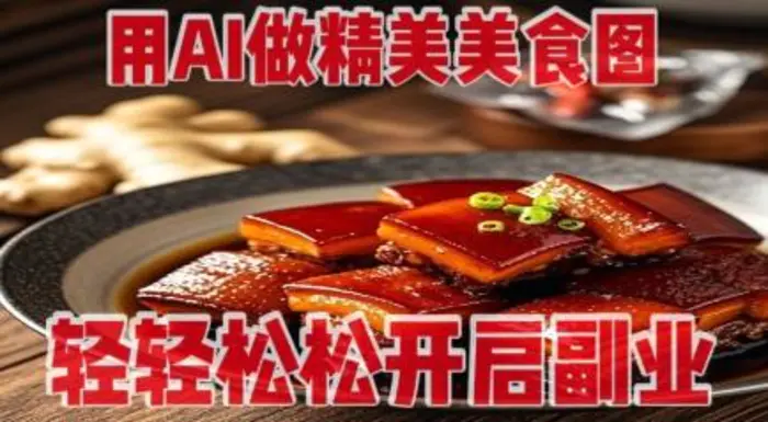 用AI做精美美食图，无需专业设备拍摄，轻轻松松开启副业-副业网
