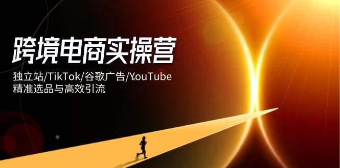 跨境电商实操营：独立站/TikTok/谷歌广告/YouTube，精准选品与高效引流-副业网