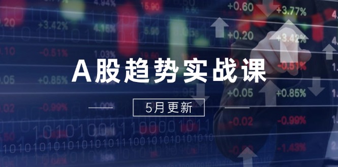（14808期）A股趋势实战课：主力动向+政策红利，2025全年策略5月更新-副业网