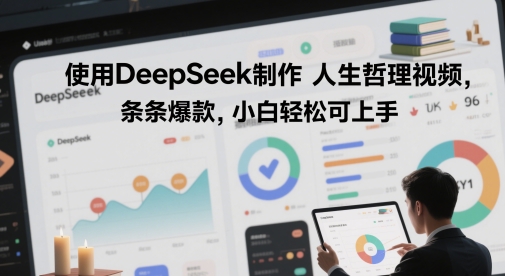 使用DeepSeek制作人生哲理视频，条条爆款，小白轻松可上手-副业网