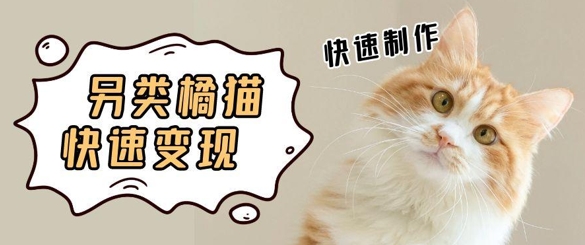 5个作品涨粉30W！AI+江湖橘猫视频制作，小白轻轻松松上手，条条爆款，条条变现，单日就能收益-副业网