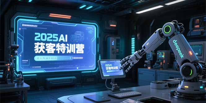 2025AI获客特训营，AI图文视频全制作，deepseek工具实操教学-副业网